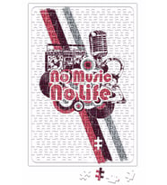 No Music No life Puzzle 240 Parça Yapboz