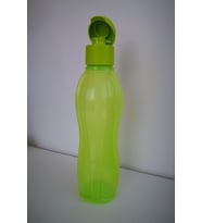 Tupperware Yeşil 1 Litre Eko Şişe, Sıkı Kapaklı Saklama Kabı