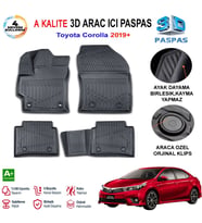 Toyota Corolla 3D Paspas Havuzlu Pro 2019 Sonrası