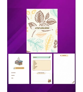 KİTAP GÜNLÜĞÜM KİTAP ÖZETİ DEFTERİ KONSEPT DEFTER