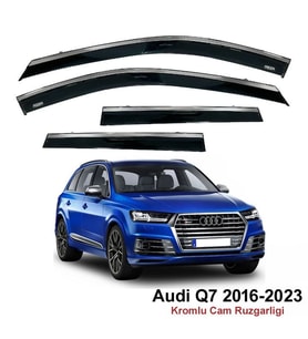 Audi Q7 2016-2023 Kromlu Cam Rüzgarlığı Niken
