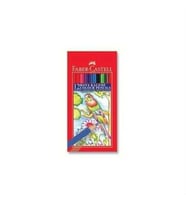Faber Castell Kuru Boya Kalemi 12 Renk Büyük Boy