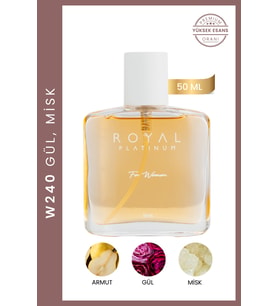 Royal Platinum W240 Kadın Parfüm Çiçeksi Gül Misk
