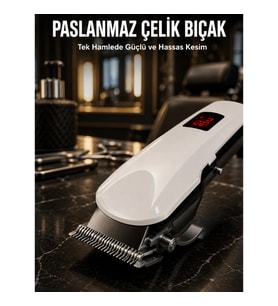 Mey İthalat® Tıraş Makinesi Uzun Ömürlü Batarya, Keskin Bıçaklar ve Profesyonel Yeni Nesil