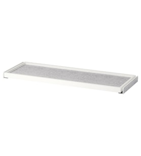 Raylı Çekmece, Beyaz-Açık Gri, 100x35 cm