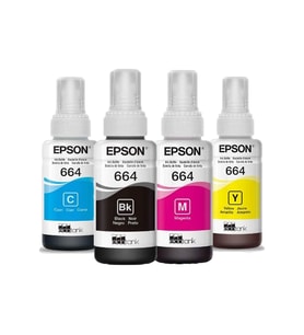 Epson 664 C13T664 L605 4 Renk Şişe Mürekkep Takımı