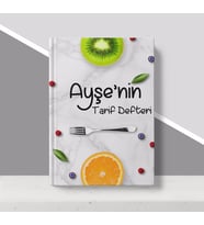BK Gift Kişiye Özel İsimli Mutfak Tarif Defteri-10 (Beyaz)
