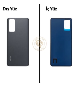 Xiaomi Redmi Note 11 Pro Grafit Grisi Arka Pil Kapağı Batarya Kapağı Lazer Kesim Back Cover
