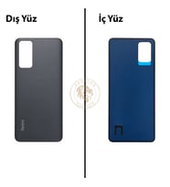 Xiaomi Redmi Note 11 Pro Grafit Grisi Arka Pil Kapağı Batarya Kapağı Lazer Kesim Back Cover