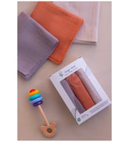 Çok Amaçlı Müslin Örtü & Battaniye 3'lü Set %100 Pamuk Oeko-teks Sertifikal