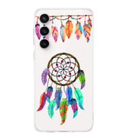 PrintiFy Galaxy S24 Fe ile Uyumlu Nazar Boncuğu 6  Kamera Korumalı Şeffaf Silikon Kılıf