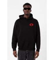 Cobra Kai Logo Siyah Erkek 3ip Kapşonlu Sweatshirt