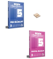 5. Sınıf Benim Soru Bankam Fen Bilimleri ve Sosyal Bilgiler + Telefon Standı