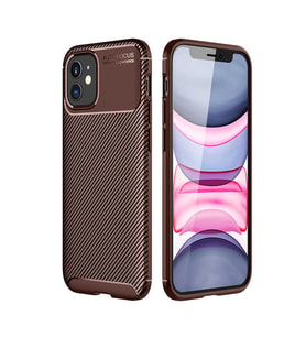 Vendas Apple iPhone 12 Mini Kılıf Zore Negro Silikon Kapak (Kahverengi)
