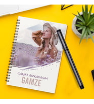 Kız Arkadaşa Hediye Defter ve Kalem