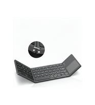 Touchpad'li 3'e Katlanabilir Bluetooth Klavye - Çoklu Cihaz Destekli Ultra İnce Seyahat Klavyesi