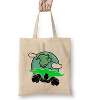 Earth Day 2021 Superearthman Earth Day Bez Çanta Uzun Saplı