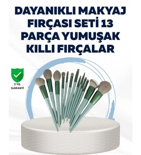 Profesyonel Kullanıma Uygun 13 Parça Makyaj Fırçası Takımı Fiber Kıllı