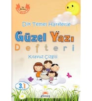 3.Sınıf Dik Temel Harflerle Güzel Yazı Defteri Kılavuz Çizgili
