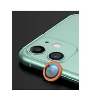 Apple iPhone 12 Mini Uyumlu Zore CL-02 Kamera Lens Koruyucu (Turuncu)