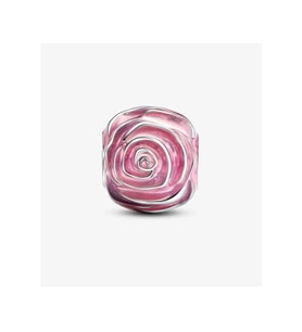 Açan Pembe Gül Charm