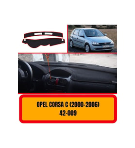 Opel Corsa C 2000-2006 Ön Örtüsü Göğüs Panel Torpido Koruma Koruyucu Kılıfı Halısı Yedek Parça