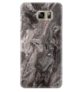 Samsung S7 Edge S20 Fe Plus Ultra S21 S22 Kılıf Boyun Askılı Silikon Gri Mermer 1376