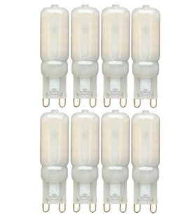 (8 Adet) Osaka Buzlu 5W Sarı Işık (3000K) G9 Duylu Led Kapsül Ampul
