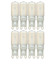 (8 Adet) Osaka Buzlu 5W Sarı Işık (3000K) G9 Duylu Led Kapsül Ampul