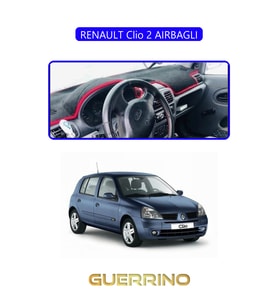 RENAULT Clio 2 AIRBAGLITORPİDO KORUMA HALISI MAVİ KENAR