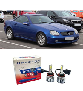 Mercedes SLK R170/R171 Led Xenon Kısa Far Ampulü H7 Duo Yeni Seri Beyaz