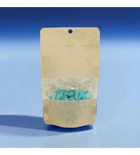 Kraft Pencereli Doypack 110x185x35 mm 2000 Adet