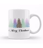 Yılbaşı Yeni Yıl Konseptli Pine Merry Christmas Kupa Bardak Porselen