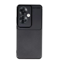 Oppo Reno 11f Kılıf Auto Focus Karbon Kapak - Siyah