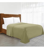 Amazon Üzerinde Lüks Düz Çarşaf Kırışmaz 1500 Premier Otel Kalitesi 1 Parça Düz Çarşaf, California King Boy, Adaçayı