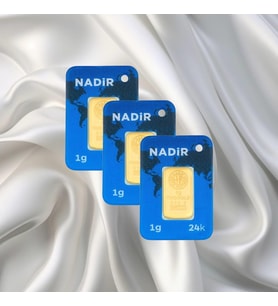 3 ADET 1 GR 24 AYAR NADİR GRAM ALTIN
