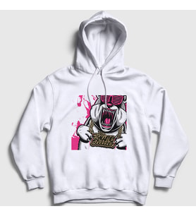 Presmono Unisex Beyaz Electric Eskimo Callboy Kapüşonlu Sweatshirt 508207tt