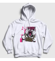 Presmono Unisex Beyaz Electric Eskimo Callboy Kapüşonlu Sweatshirt 508207tt