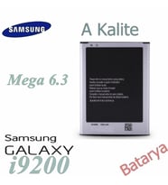 Samsung  Uyumlu MEGA i9200 Batarya Uyumlu A Kalite Muadil Batarya
