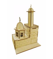 Camii Maketi,Ahşap Maket Büyük Boy   Boyanabilir Maket