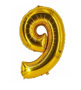 Folyo 9 Rakam Balon