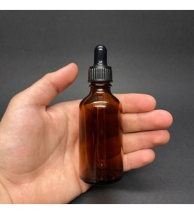 50Ml Kahverengi Cam Damlalıklı Şişe , Siyah Plastik Kapak , 50Cc Amber Cam Damlalıklı Şişe x 6 Adet