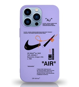 Apple iPhone 13 Pro Uyumlu Lansman Kılıf Sneakers Tasarımlı Altı Kapalı İçi Kadife Kaplı  Kapak (Şeffaf)
