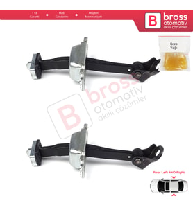 Hyundai I30 MK1 FD 2006-2012 794802L000 İçin 2 EA Arka Sağ ve Sol Kapı Gergi Yayı
