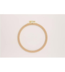 Nurge Ahşap Vidalı Nakış Kasnak No:3 - 8 mm Açık Kahverengi