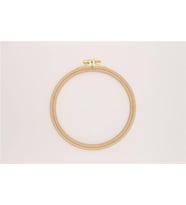 Nurge Ahşap Vidalı Nakış Kasnak No:3 - 8 mm Açık Kahverengi