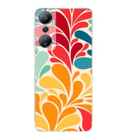 PrintiFy İnfinix Hot 20 ile Uyumlu Retro Color 5  Kamera Korumalı Şeffaf  Kılıf