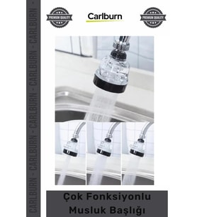 #MuslukBaşlığı 360 Derece Dönen Su Akış Kontrol Aparatı ABS Paslanmaz Çok Fonksiyonlu Musluk Başlığı