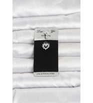 316L Cerrahi Çelik Kalp Model Göbek Piercing 5886 - SSSSSS3746-9716