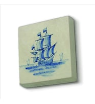 Hollanda Deseni Baskılı Doğaltaş  Magnet(KD-095)Buzdolabı Süsü